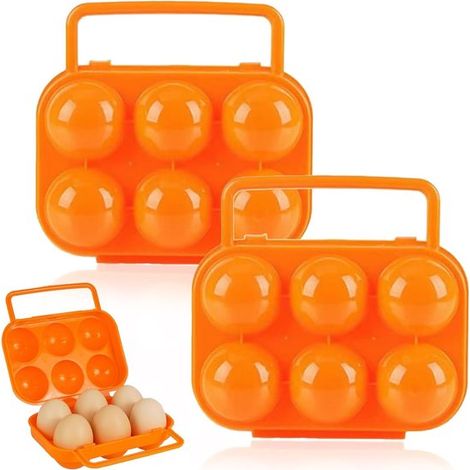 Dailygoody - Contenitore portatile per uova - Porta uova compatto per (1/5)