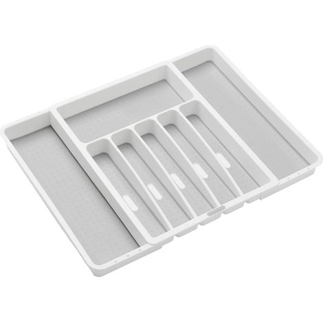 Organisateur de tiroir et plateau à couverts extensible à clipser (1/5)