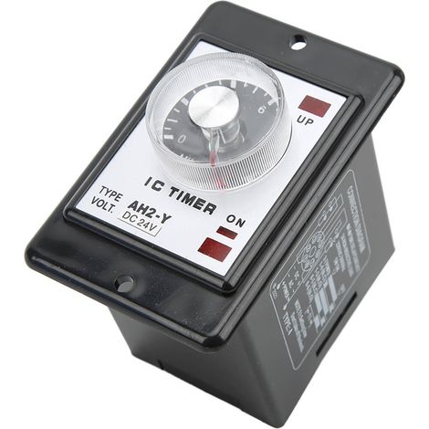 Contrôleur de temps à pointeur miniature AH2-Y 10M, temporisateur à 8 broches pour équipements d'automatisation, 24 V CC (1/5)