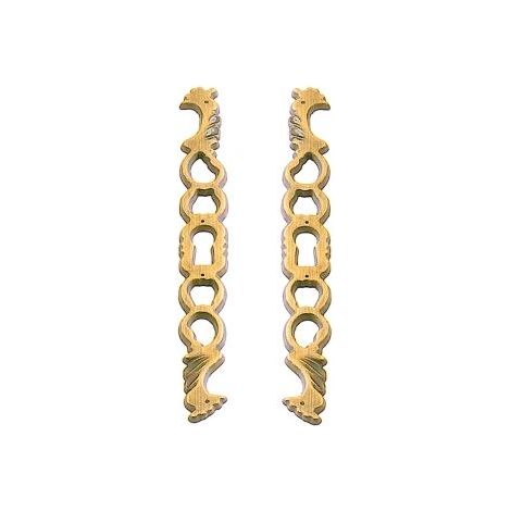 GENERIC-Lot de 2 entrées de clé en zamak bronze – Ferrure de serrure de meuble – Finition élégante pour meubles – Accessoires inclus (1/2)