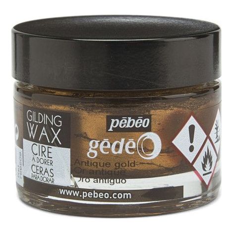 Cire à dorer - Pébéo - Or Antique - 30 ML - Facile à utiliser - Pour tous supports
