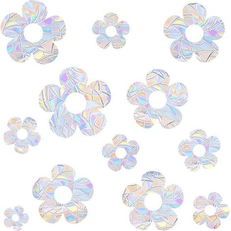 Autocollants fenêtre fleurs – Petits, attrape-soleil – Décoration vitre – Translucides (1/5)