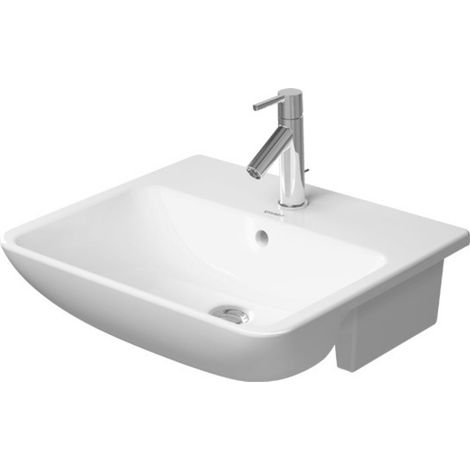 Duravit ME by Starck Lavabo semi-encastrado, 1 agujero para (1/2)