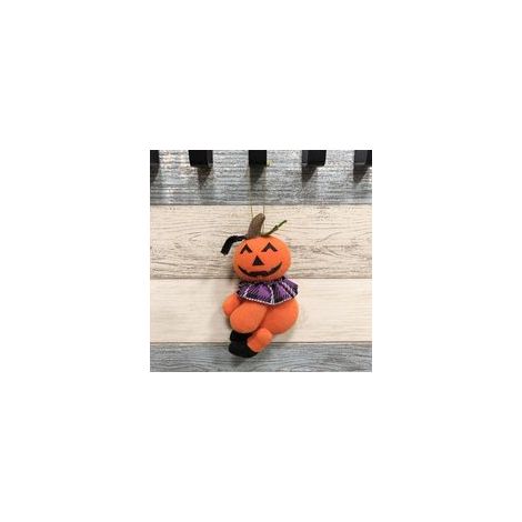 Jouet citrouille farci suspendu Halloween, décoration murale, arbre, fête – (1/5)