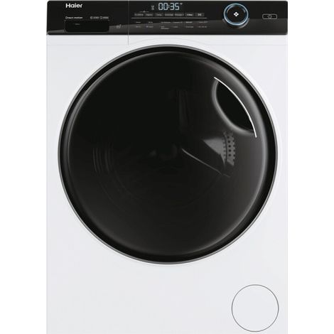 Haier – Lave-linge frontal 9kg A – Vitesse d'essorage 1400 trs/min – Niveau sonore 70 dB – Lave-linge connecté avec départ différé