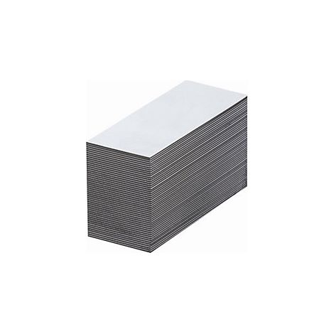 Certeo Targhetta magnetica per magazzino bianco alt x largh