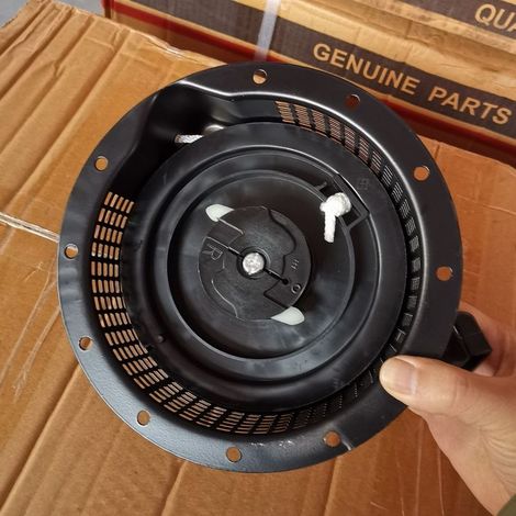 Le démarreur à rappel MZ360 EF6600 185F à cliquet en nylon est un démarreur manuel pour les générateurs Yamaha. (1/4)