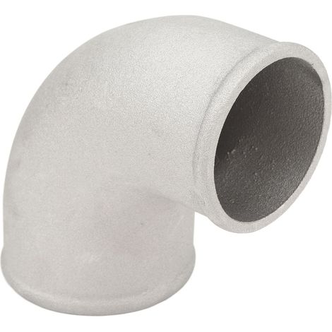 Coude réducteur 90° en aluminium coulé, étanche et antirouille, diamètre extérieur 3,0 à 3,5 pouces, raccord tubulaire coudé. (1/5)