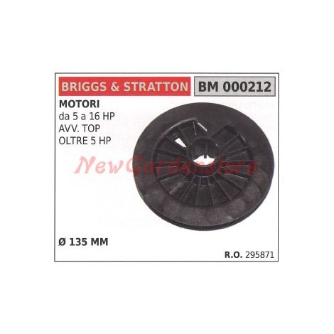 Puleggia messa in moto B&S motore tosaerba rasaerba tagliaerba 5-16HP 000212
