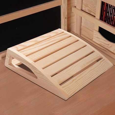Oreiller de sauna/coussin cervical ergonomique en bois - fait main - aux femmes et aux adolescents (1/5)
