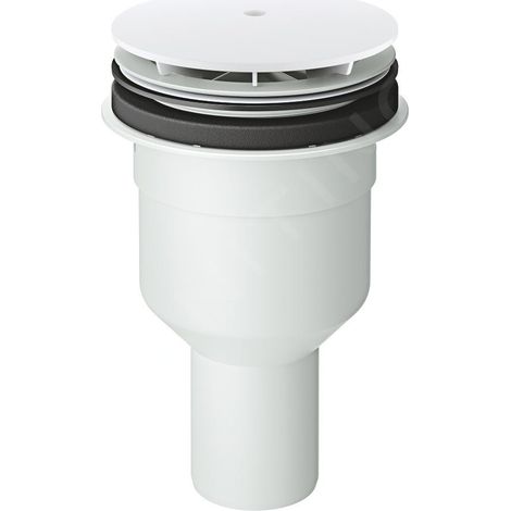 Grohe – Kit d'étanchéité pour receveur de douche – Sortie verticale – Débit de vidange 1,1 l/s – Dimensions D : 112 mm – Blanc alpin