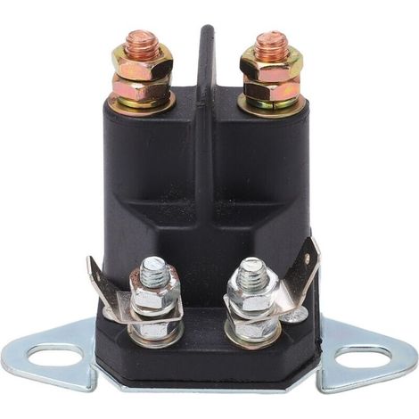 Relais de solénode de démarreur ABS botier bobine de cuivre remplacement de relais de tondeuse à gazon pour véhicule 12V (1/5)