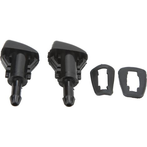 Par de boquillas de repuesto para limpiaparabrisas 5113049AA para Dodge RAM 2009-2010 -Crezuo (1/5)