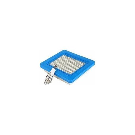 Filtre à Air Tondeuse Bougie pour Briggs & Stratton Moteurs Série 625 650 675 491588 399959 491588S Wolf 2058411 Honda GCV Accessoires (Filtres à air & Bougie) (1/4)