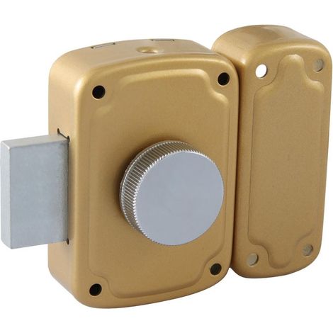 CERRADURA T/UCEM BEIGE 25x50mm.POM.SERR. (1/4)