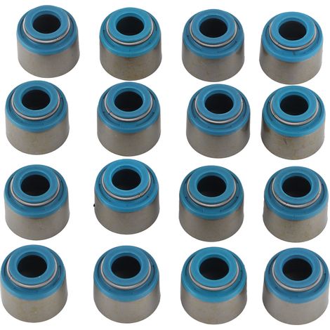 Kit di ricambio per guarnizioni dello stelo della valvola del motore, composto da 16 pezzi, adatto ai motori GM Small Block LS1/LS6.
