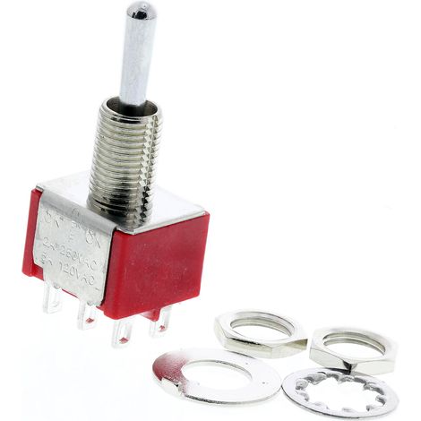 Interrupteur à levier RS PRO, On-Off-On, 2RT, 5 A @ 250 V c.a. ( Prix pour 1 )