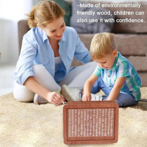 Tirelire en Bois pour Enfants Adultes, Tirelire avec Compteur, Tirelire RéUtilisable avec Cible de Comptage,A (1/5)