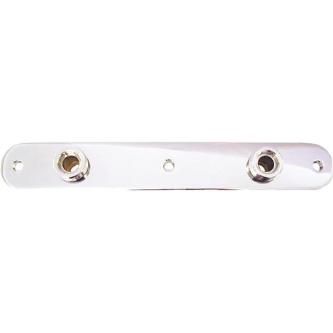 Deva Bar Shower Wall Plate Chrome (1/2)