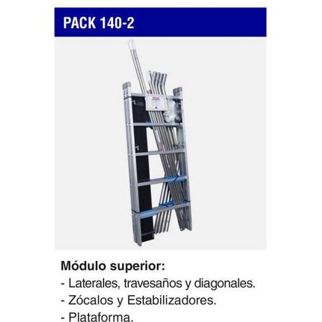 Módulo superior para andamio RAPIDO 140 PACK-140-2 FARAONE (1/3)