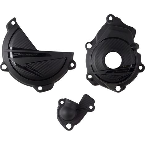 Protector de cubierta de alternador Polisport para KTM SX SXF 250 350 XC FC 23 Negro