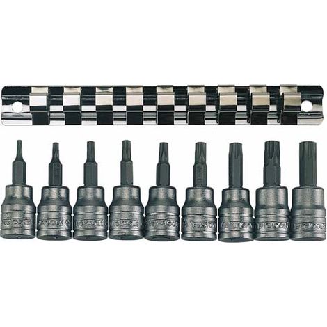 Juego de vasos TX, 3/8, 9 piezas Tengtools M3813TX