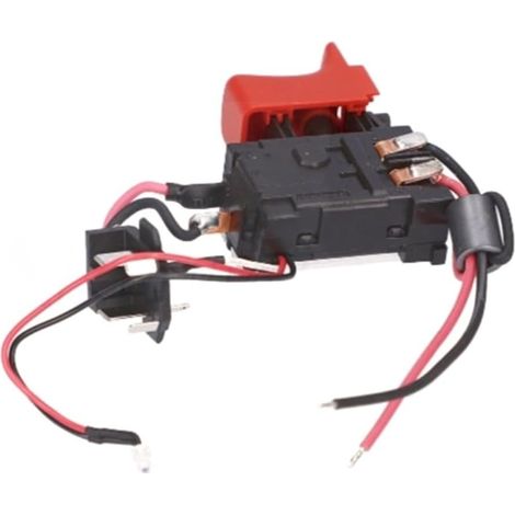 Interrupteur 2609125293 pour Bosch GSR 10.8V-13, GSR 120 - Interrupteur de gâchette de remplacement compatible avec certaines perceuses-visseuses. (1/5)