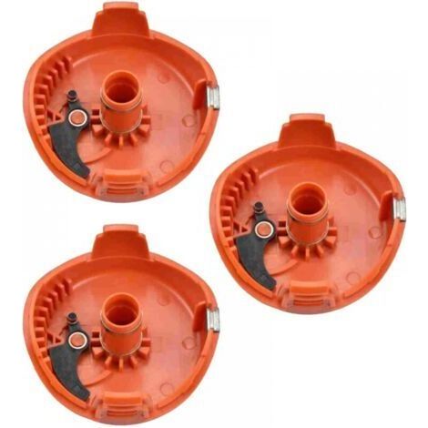 3Pcs Accessoires de tondeuse à gazon A6486/90583594 couvercle de bobine de remplacement (1/2)