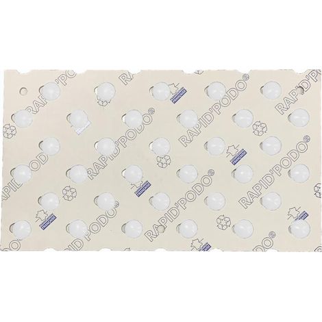 Rapidpodo WATTELEZ podotaktile Klebepads für Innenräume - 165 Pads - Weiß - 630099BADH