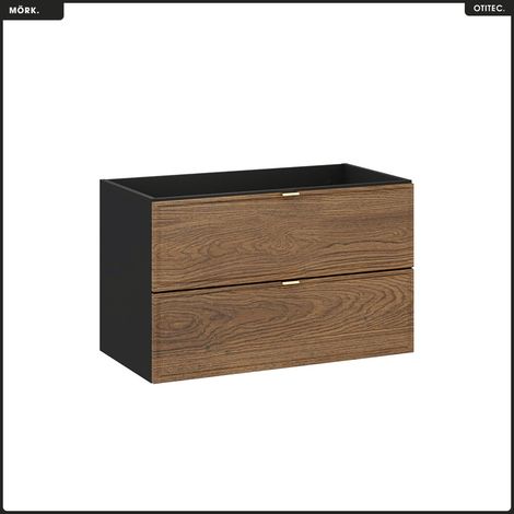 Meuble sous vasque - 80 cm - MÖRK (1/5)