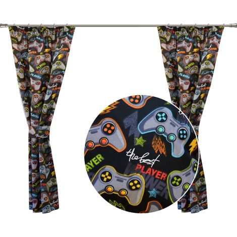 Set di tende per sala giochi, tappetino per mouse, altezza 150