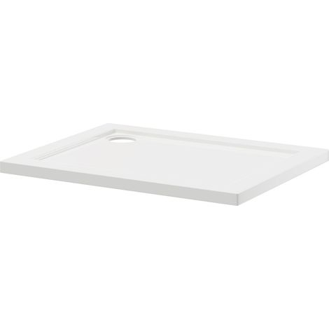 Pearlstone 900mm x 700mm x 40mm Rectangular Shower Tray (1/4)