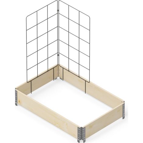 Upyard Rankgitter schwarz 120 x 55 cm (1/2)