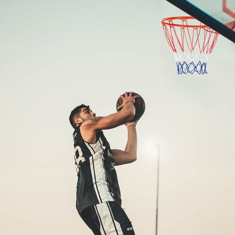 Anneau de Basketball Panier Fixation Murale 46 CM pour Adultes Enfants CWXT5371 DESIGN IN (1/3)
