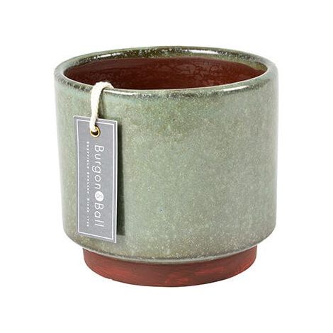 Burgon & Ball Malibu Green Medium Glazed Pot