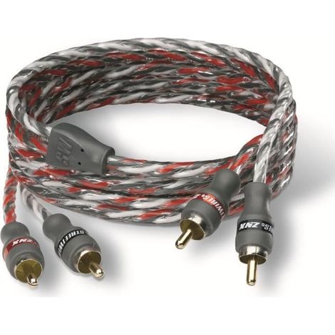 Câble RCA 1 metre - MTX AUDIO - ZNX1.2 - ZeroNoise Stéréo 100% - Cuivre HyperTwist UltraFlex™ symétrique anti parasites (1/2)