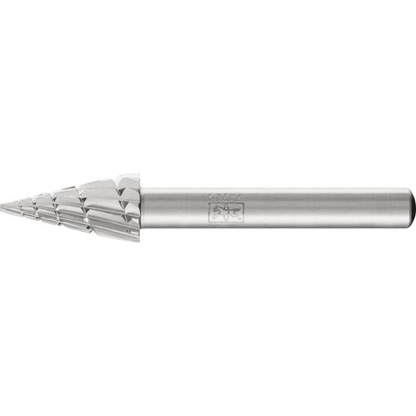 PFERD TOOLS HSS Frässtift Spitzkegelform G Ø 10x20mm Schaft-Ø 6 mm Z 2 universal mittel Spanbrecher (1/4)