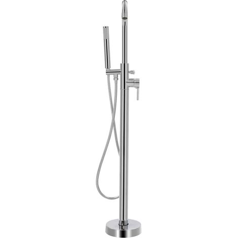 vidaXL Grifo para bañera de pie acero inoxidable 118,5 cm (1/2)