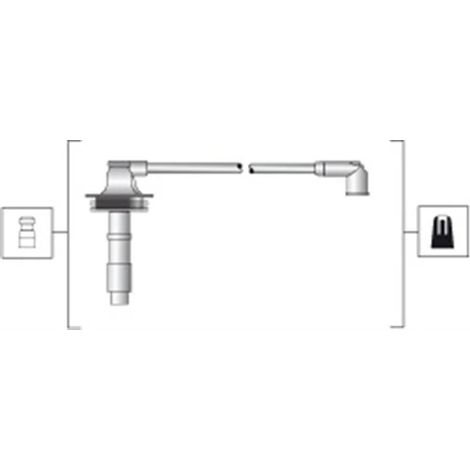 Kit de câbles d'allumage Magneti Marelli 941318111279 VOLVO