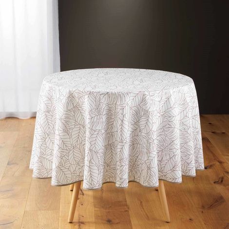 Runde Tischdecke mit Muster SOLEA, Ø 180 cm