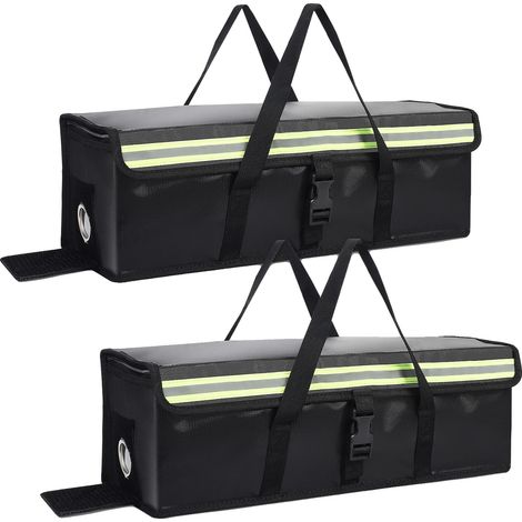 Borsa porta batterie, ignifuga e impermeabile, 2 pezzi (1/2)