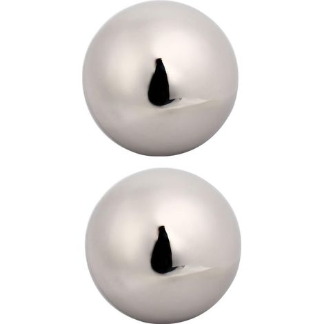 Boule capuchon en acier inoxydable 201, 125mm diamètre, 2 pièces pour poteau tremplin manuel