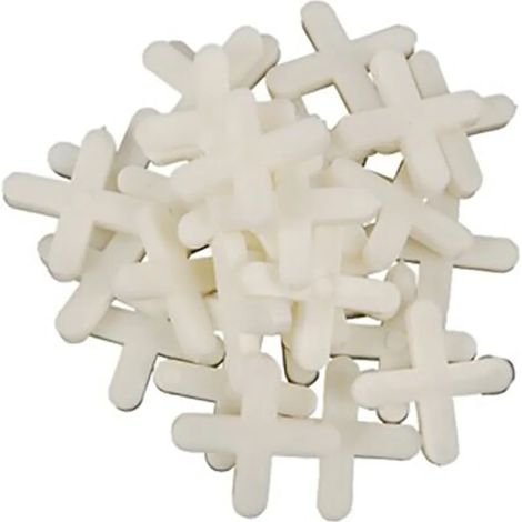 Entretoises en plastique pour carrelage 8,0 mm 200 pièces. (1/2)
