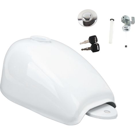 Réservoir d'essence moto avec valve, clés et design rétro, remplacement pour Mini Trail Z50, Z50J, Z50R. (1/5)