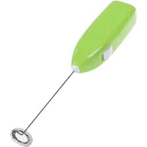 Agitateur Café, Mélangeur de Café à la Mode Boissons Chaudes Lait Mousseur à Café Batteur à Oeufs Mousse Mélangeur Electrique Agitateur(vert)