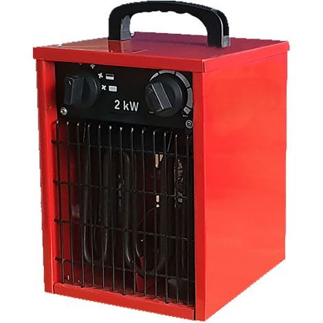 GENERATORE ARIA CALDA ELETTRICO MONOFASE 'UNK-E / A' '20A' - 2 KW / port.aria 260 m3/h