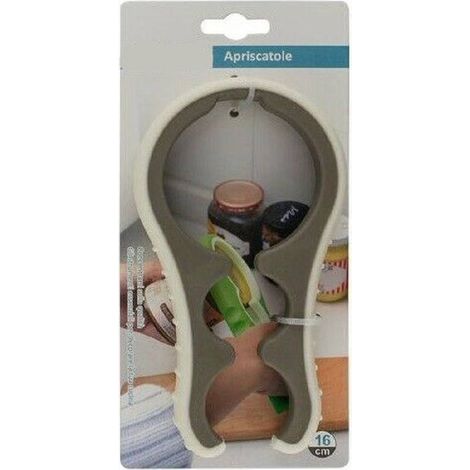 TrAdE Shop Traesio - Multi Opener Grip Apri Barattolo Bottiglia Universale Per Tutti I Tappi -