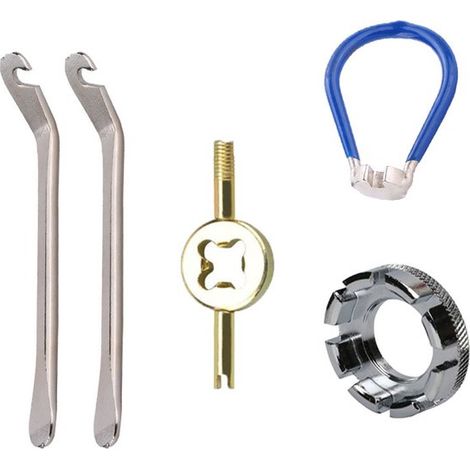 Chiave per raggi per biciclette e mountain bike, chiave a filo, kit di riparazione per biciclette. (1/2)