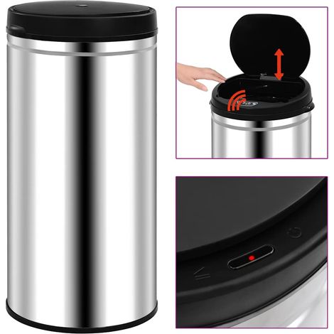 Automatischer Sensor-Mülleimer 70 L Edelstahl