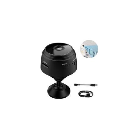 Mini caméra WiFi sans fil 1080p haute définition, petite caméra de surveillance de sécurité domestique, sans carte SD, mini camé (1/5)